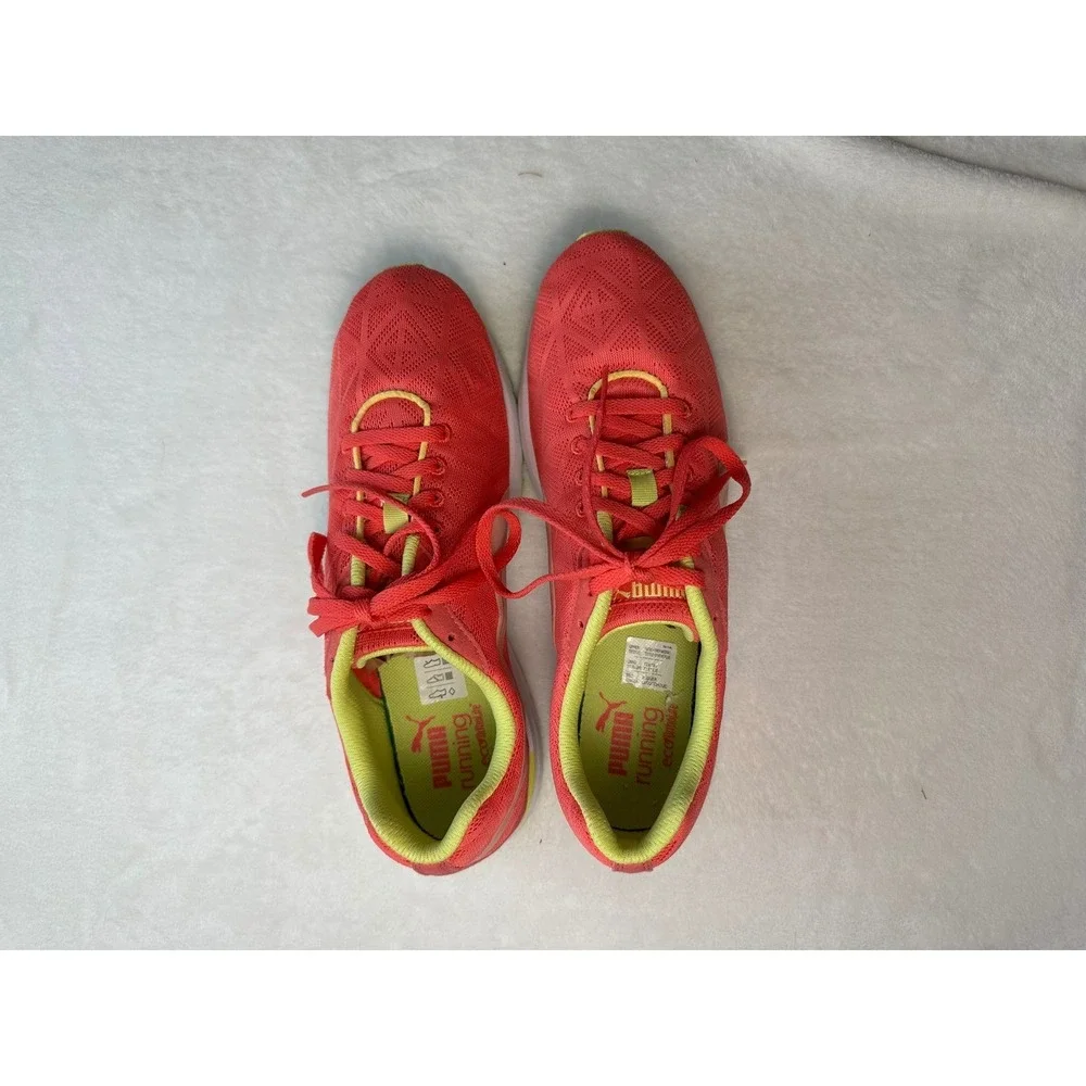 Puma Narita Running Shoes Womens‎ Size 9.5 Pink Neon Lightweight Trainer Sneaker